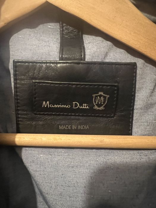 Casaco cabedal Massimo Dutti