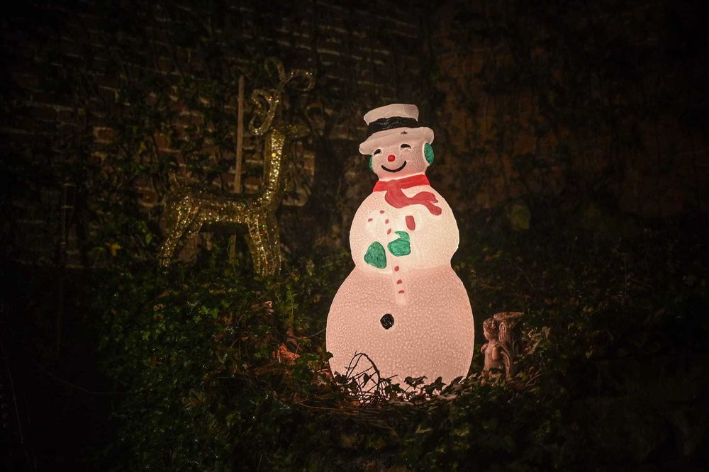 Bałwanek Świąteczny Podświetlany