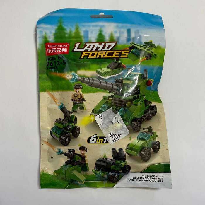 Klocki Wojskowe Pojazdy 6w1 Czołg Samlolot jak Lego NOWE