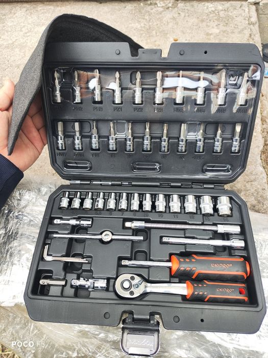 Набір інструментів Dnipro-M Ultra 46 шт. 1/4"