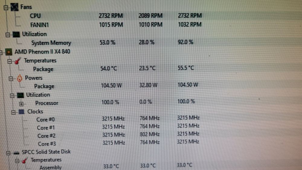 Komputer stacjonarny AMD Phenom II X4 840 + 8 GB RAM DDR3 + inne