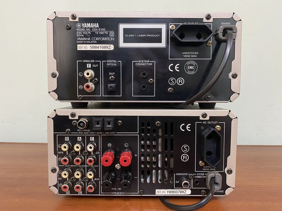 Ресивер підсилювач CD програвач Yamaha RX-E100 CDX-E100