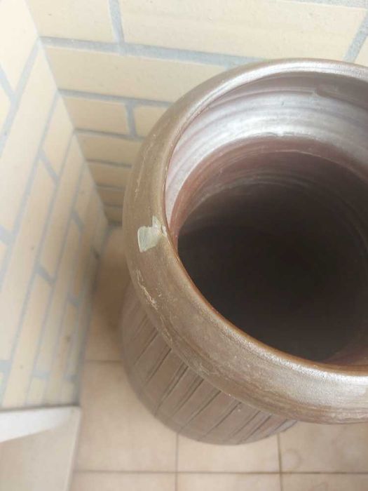 Vaso Grande castanho