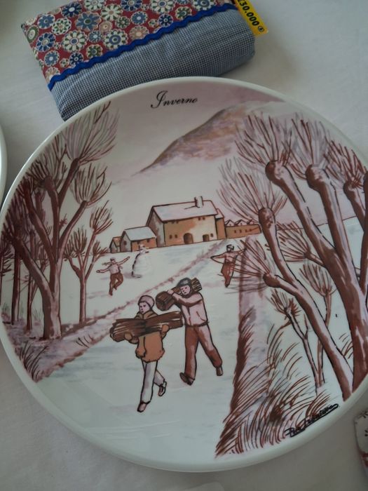 4 pratos das estacoes do ano colecção phillae