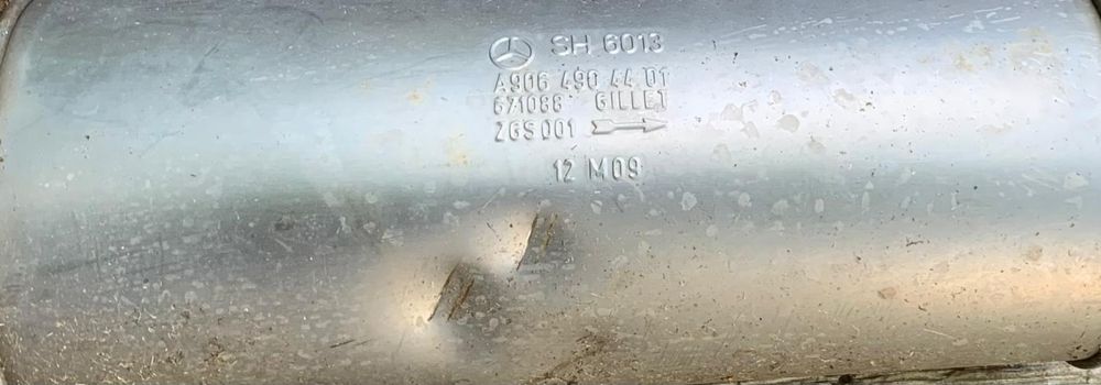Panela de Escape / Silenciador Mercedes Sprinter W906 – Original A9064904401
