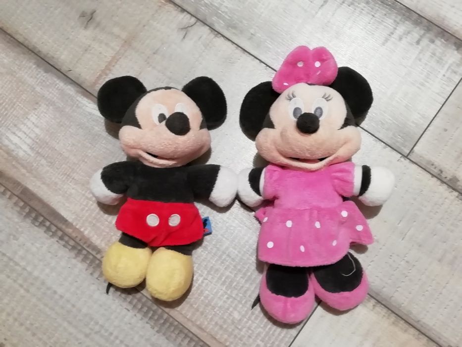 Myszka Miki i Minnie pluszaki zestaw