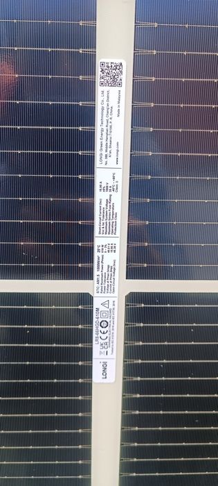Сонячна панель Longi Bifacial LR8-66HGD-610M 610Вт