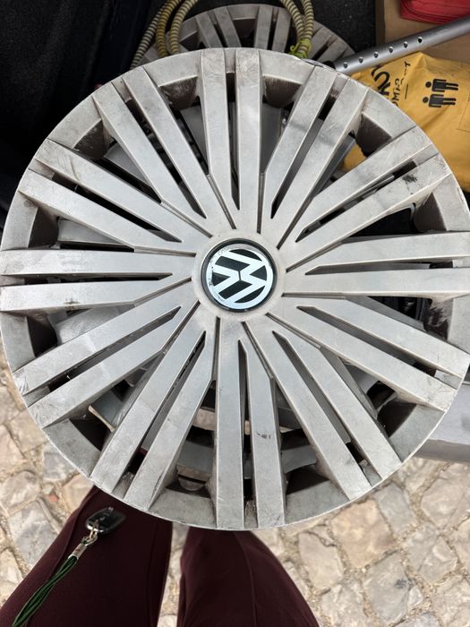 3 tampas para pneu Volkswagen 15