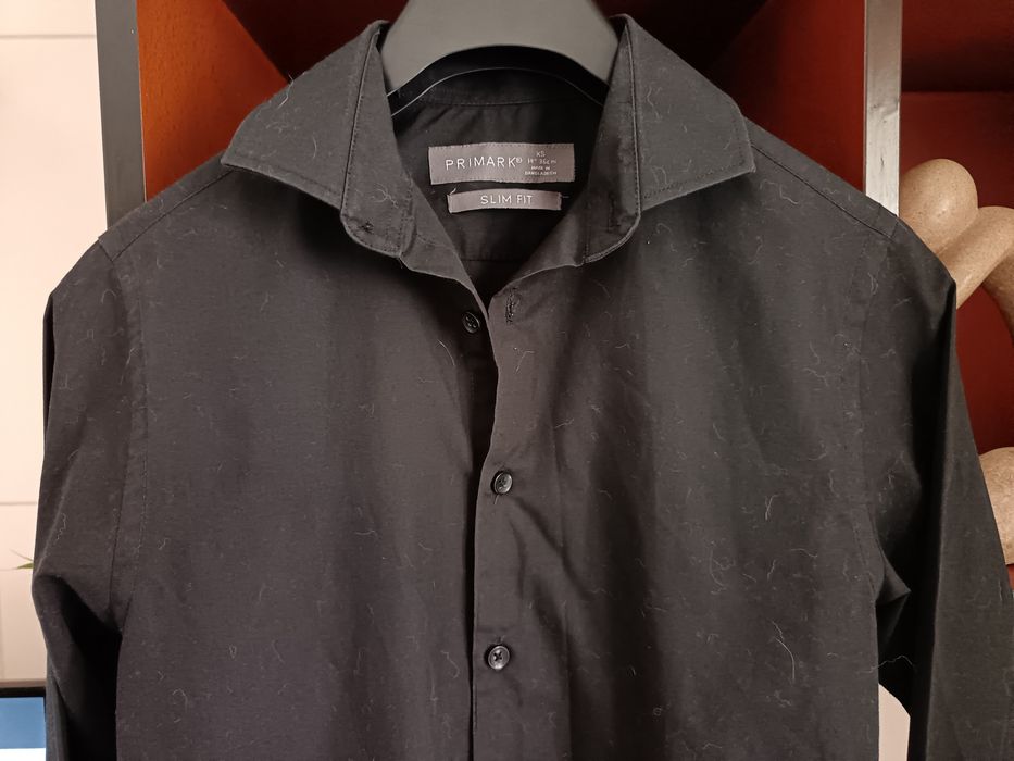 Camisa preta slim fit