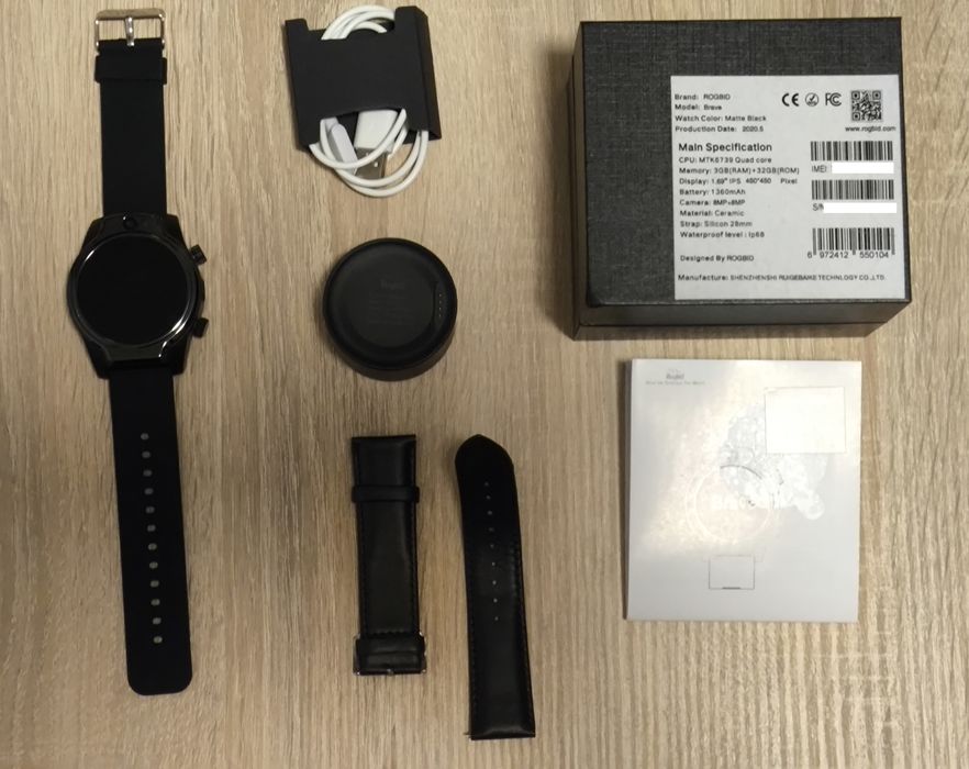 Smartwatch Rogbid system Android, 3/32GB WiFi, SIM, nieużywany