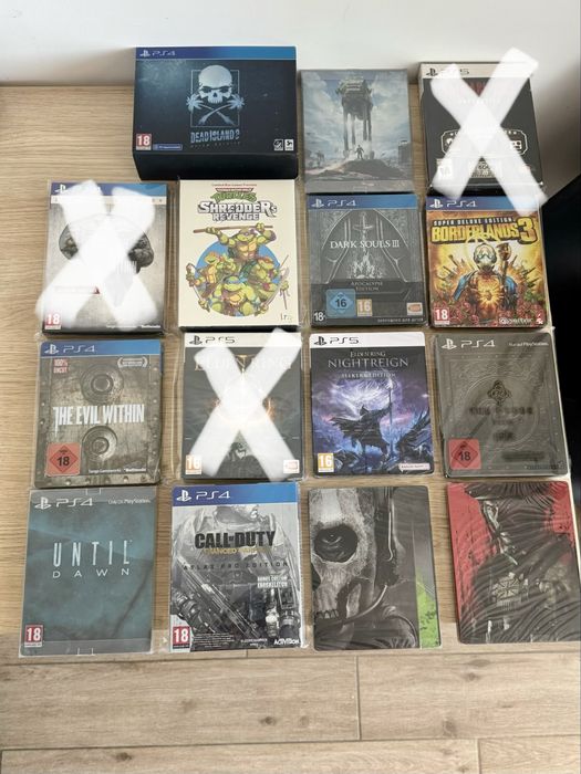 Ігри ps4-ps5 delux special  steelbook games