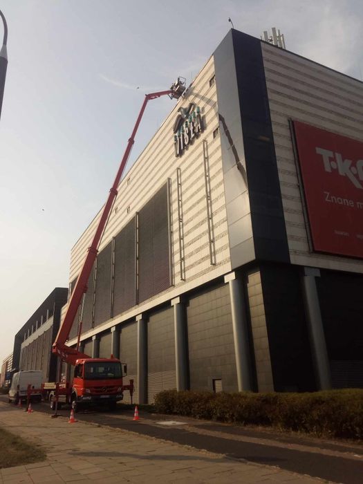 Usługi, Wycinka, przycinka drzew z podnośników koszowych 20m/31m