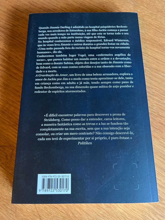 a gravitação do amor     SARA STRIDSBERG