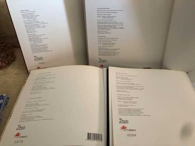 Conjunto 12 livros de coleção dos CTT, de 1990 a 2000