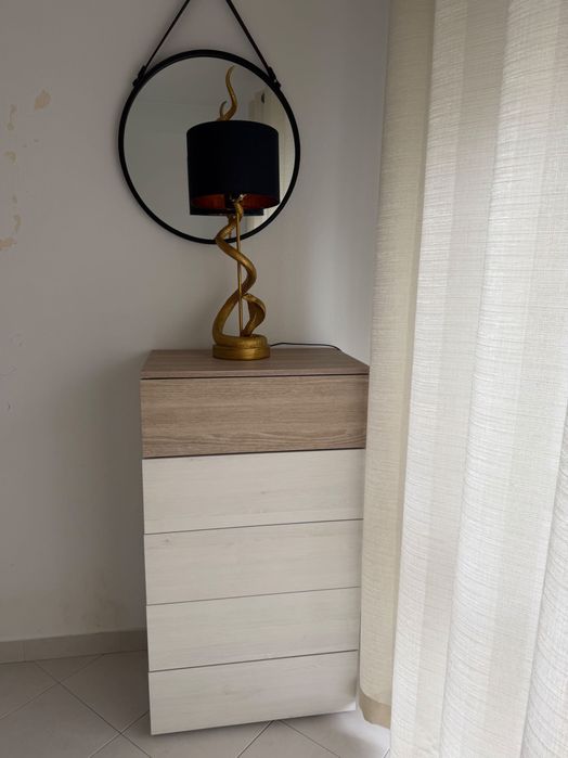 Conjunto quarto cama  casal 150/190 emma colchao