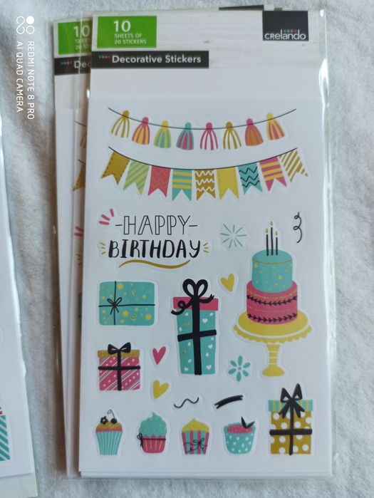 Нові! Забавні наклейки по 10 листів /уп.