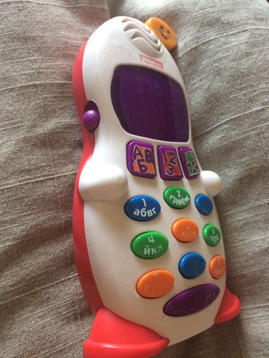 Fisher price развивающий музыкальный телефон на украинском языке