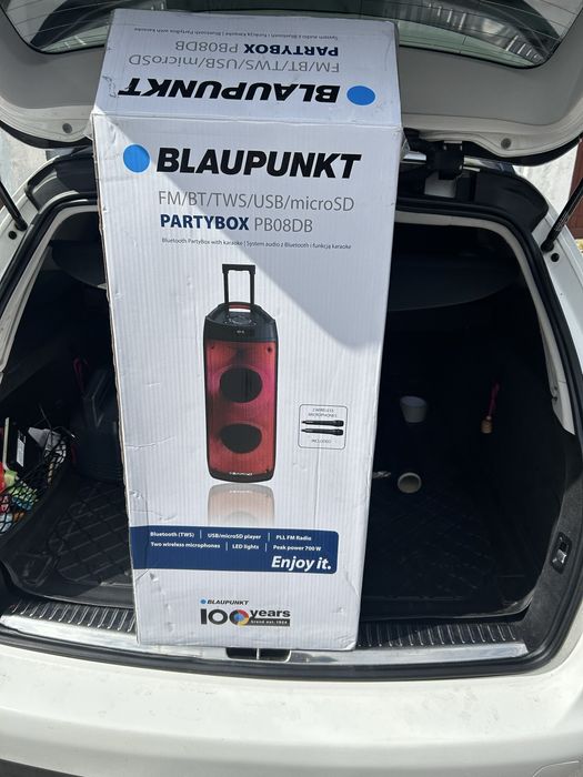 Głośnik Bezprzewodowy Blaupunkt PartyBox PB08DB GWPR18MC/Mikrofony/Wys