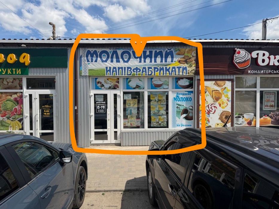 Центр ПЗТО • 36 м² • АТБ, ринок, кафе • Потужний трафік клієнтів щодня.