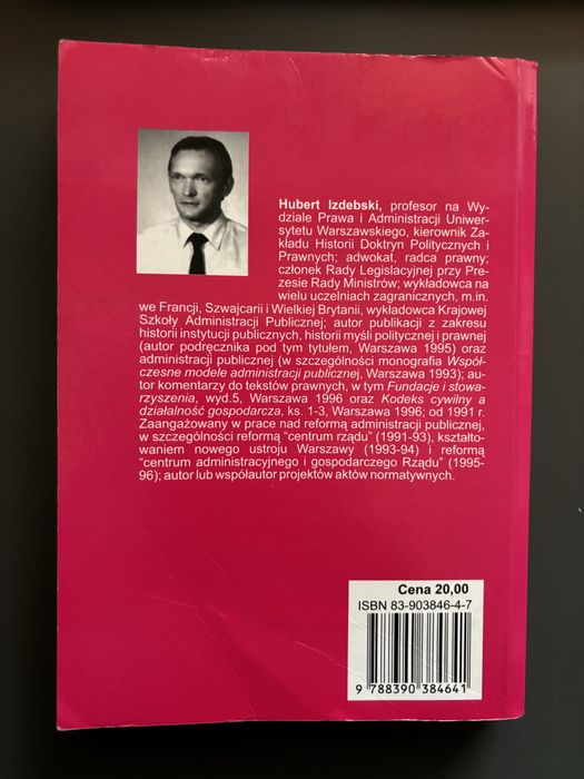 Hubert Izdebski - Historia administracji wyd. 3