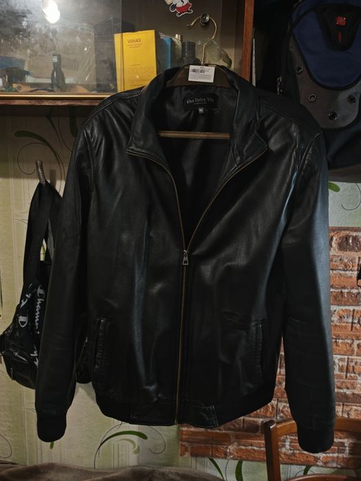 Куртка кожаная мужская