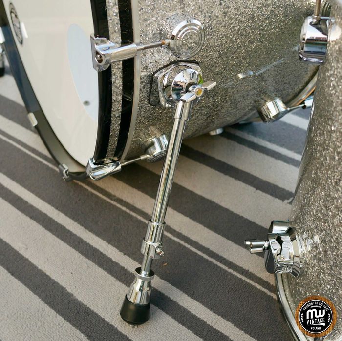 ‼️ Perkusja Hayman Vibrasonic 24", 13", 16" Silver Sparkle Vintage ‼️