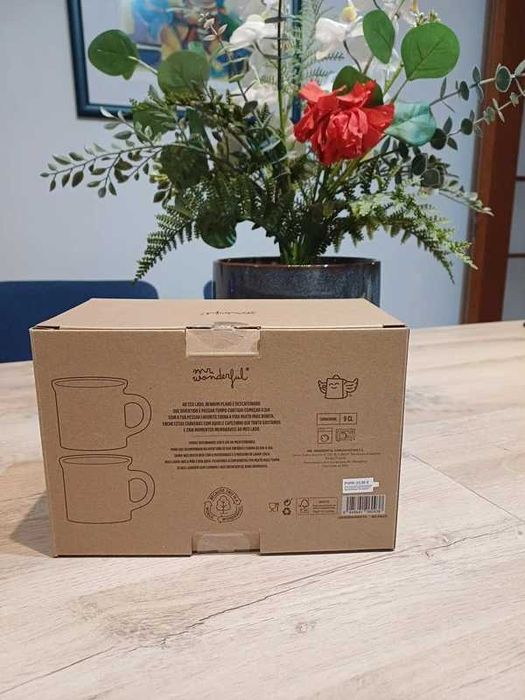 Conjunto 2 Chávenas de Café Expresso Mr. Wonderful (NOVO em Caixa)