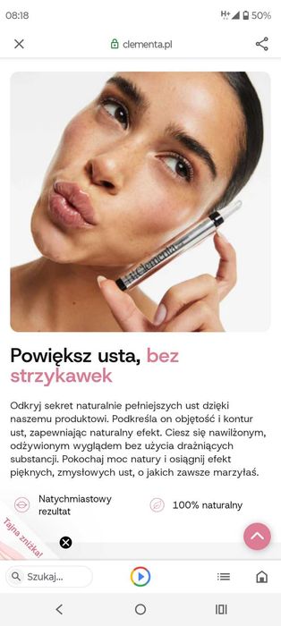 Powiększa z do ust clementa
