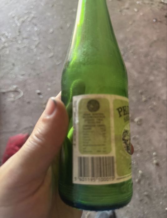 Garrafa antiga das pedras salgadas