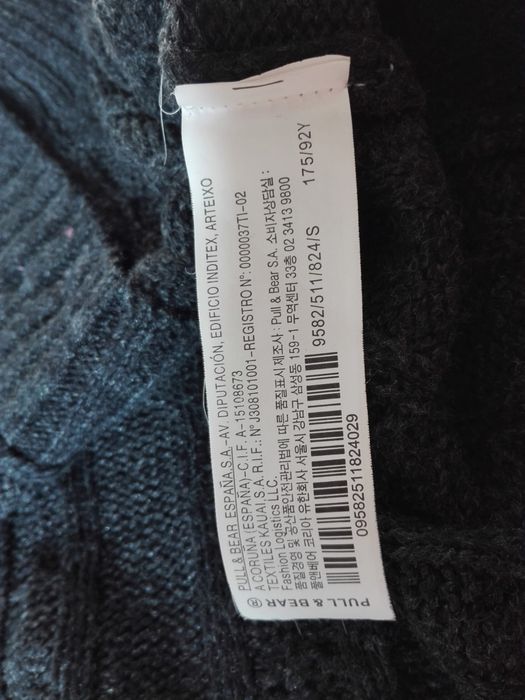 Casaco malha homem Pull&Bear - Tam. S