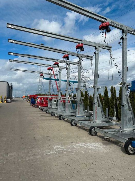 Mini Dźwig budowlany LISSMAC LMK 400 TFE Minikran Silka Bloczki żuraw