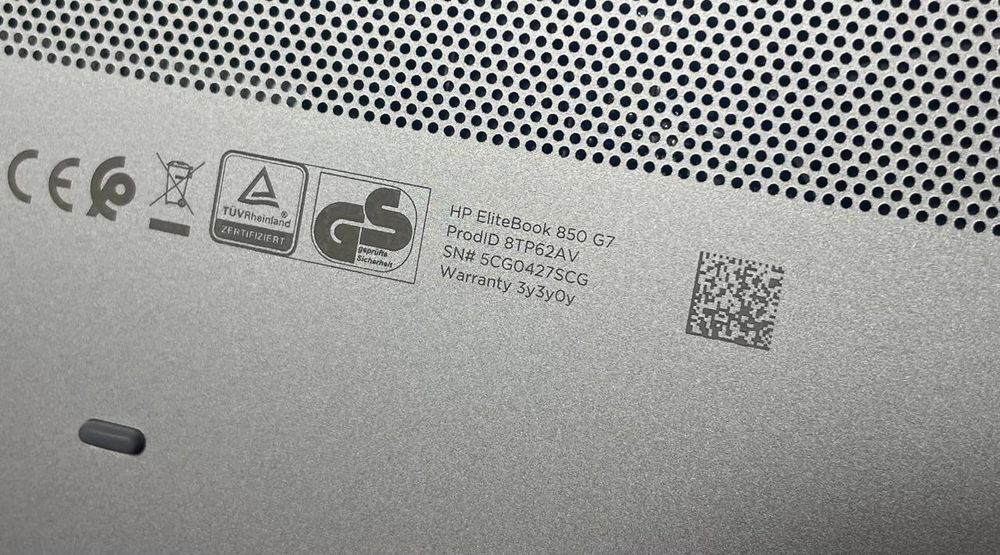 Ноутбук HP EliteBook 850g7 i7-10610U SSD 256 озп 32gb Full HD