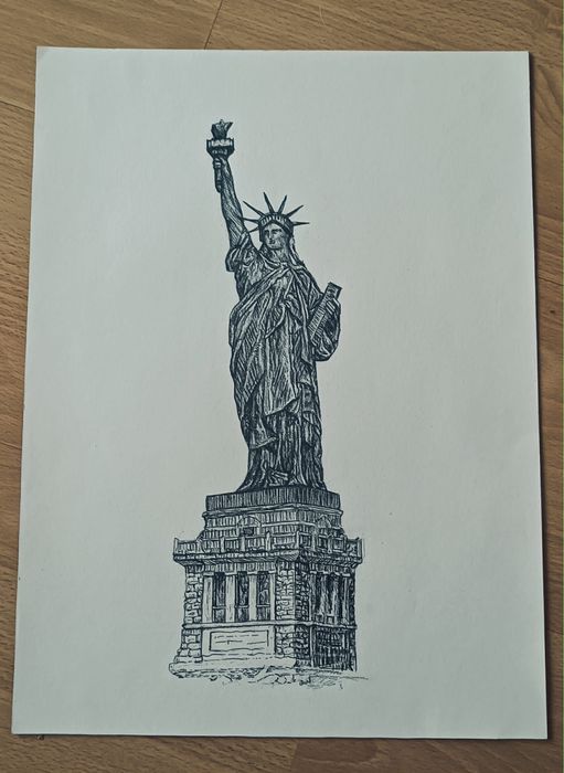 Rysunek Statua wolnosci