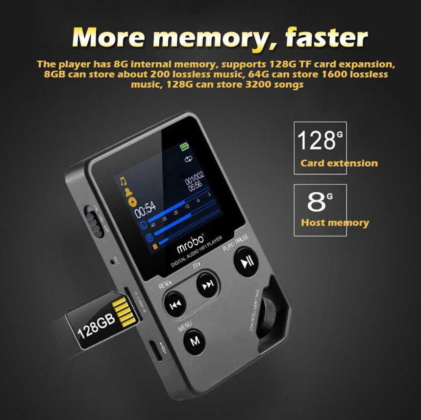 MP3 Плеер Mrobo C5 DSD256 Bluetooth HI FI 8gb (16gb): 2 700 грн. - Mp3 ...