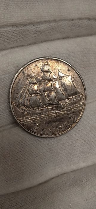 2RP 10zł Piłsudski 1939r, 2zł żaglowiec 1936r, 5zł Polonia 1933r.