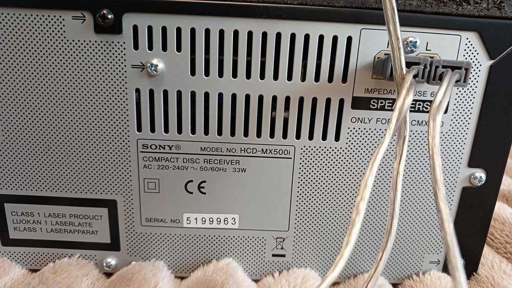 Mini wieża Sony HCD-MX500i