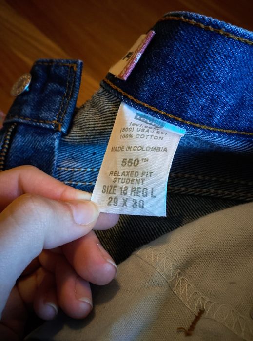 Calções de ganga Levi's 550 Relaxed Fit Student