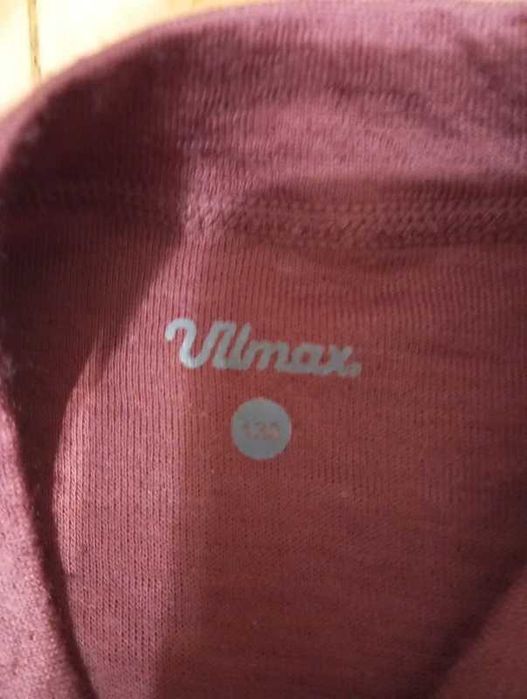 Ullmax dziecięca koszulka termoaktywna 70% Merino rozm.128/8lat