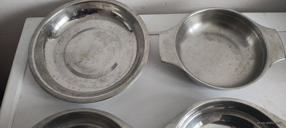 Посуда сковорідки кастрюлі ложки вилки з Німеччини нержавейка