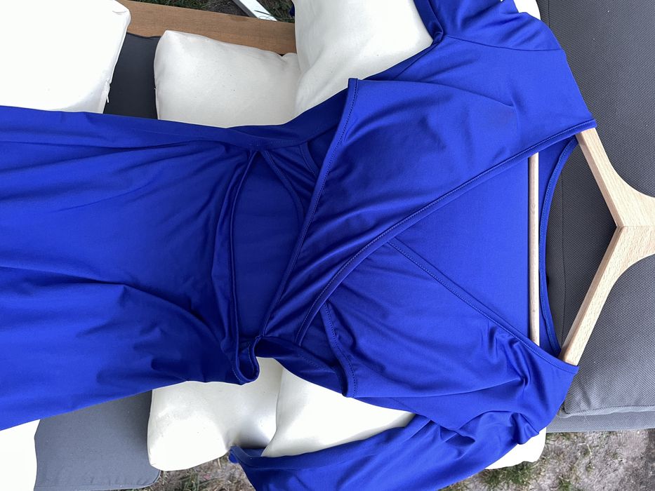 Kobaltowa sukienka XS