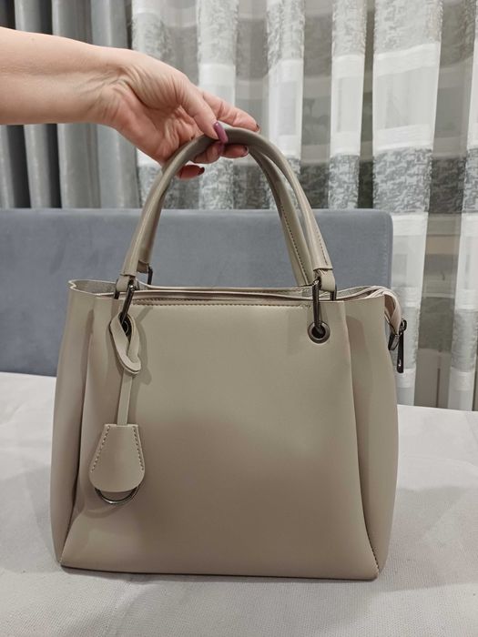 сумка женская бежевая