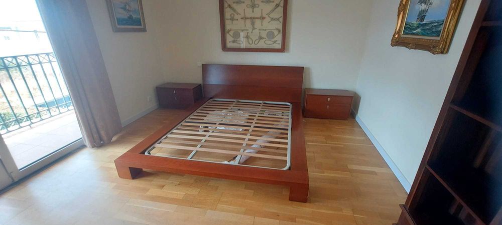 Mobília de Quarto Completa em Cerejeira – Marca MOVEME (Excelente Estado)