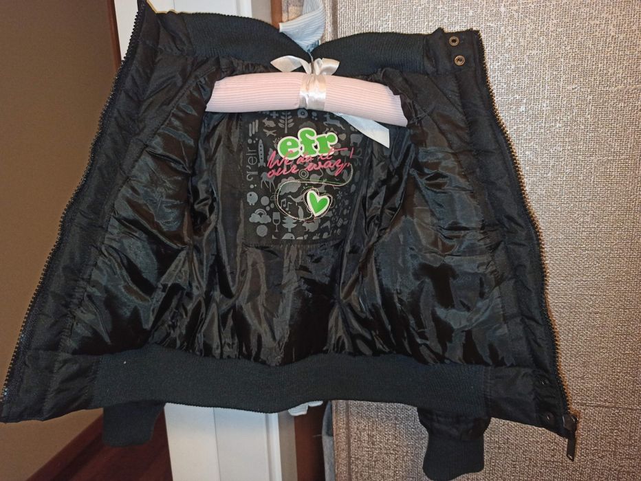 Quispo curto preto 4 anos Efratis ( bomber)