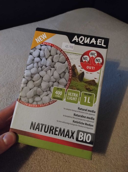 AQUAEL NatureMax Bio 1L | Wydajne media biologiczne do filtra