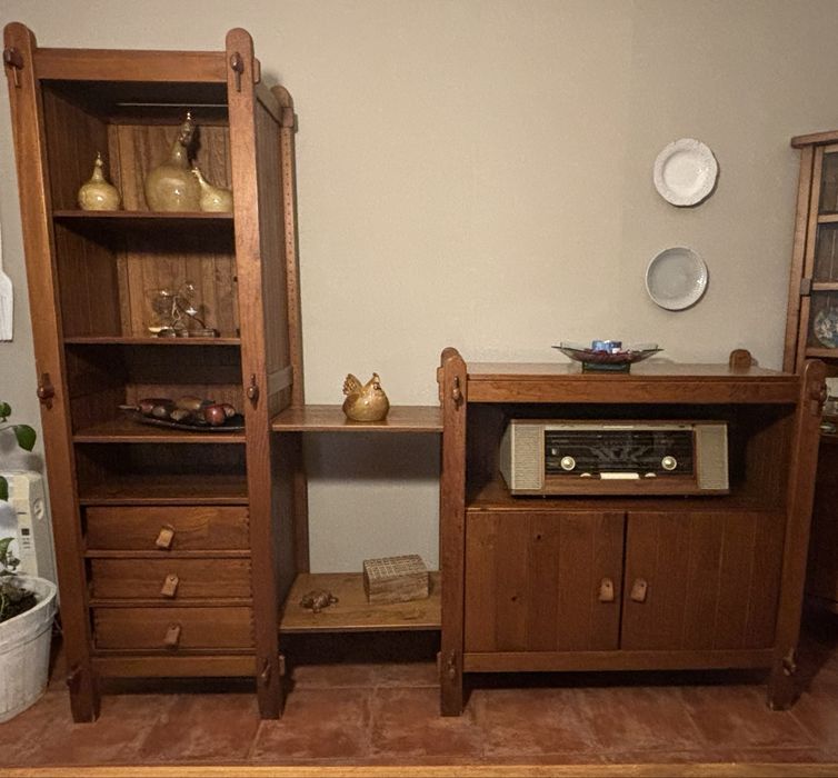 Moveis sala madeira maciça- Saint Clair