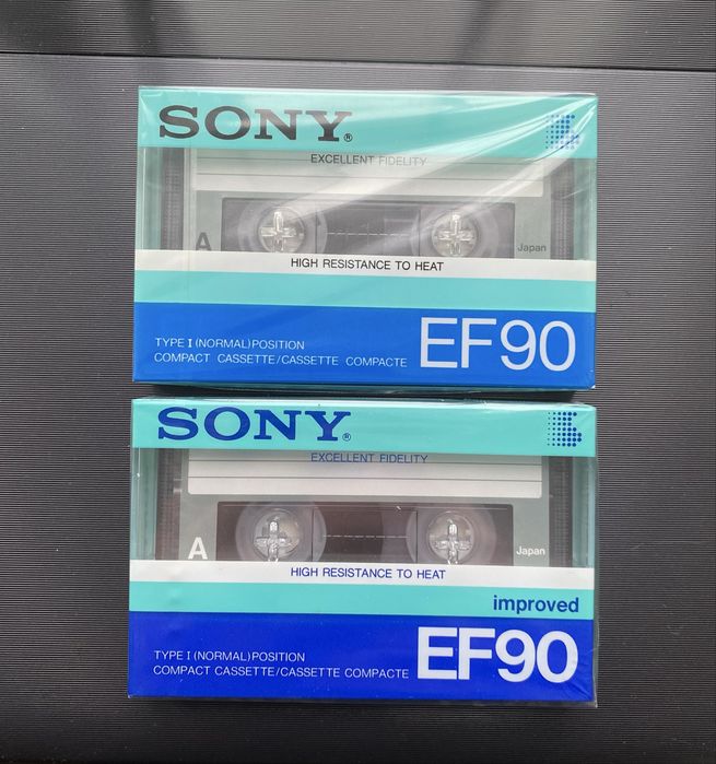 Аудіокасети SONY EF90  1985-1986р.