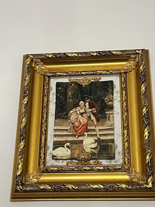 Картина живопись на фарфоре, Италия 50*70 см