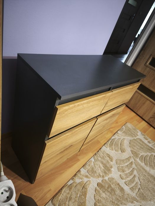 Komoda 100 cm antracyt/wotan