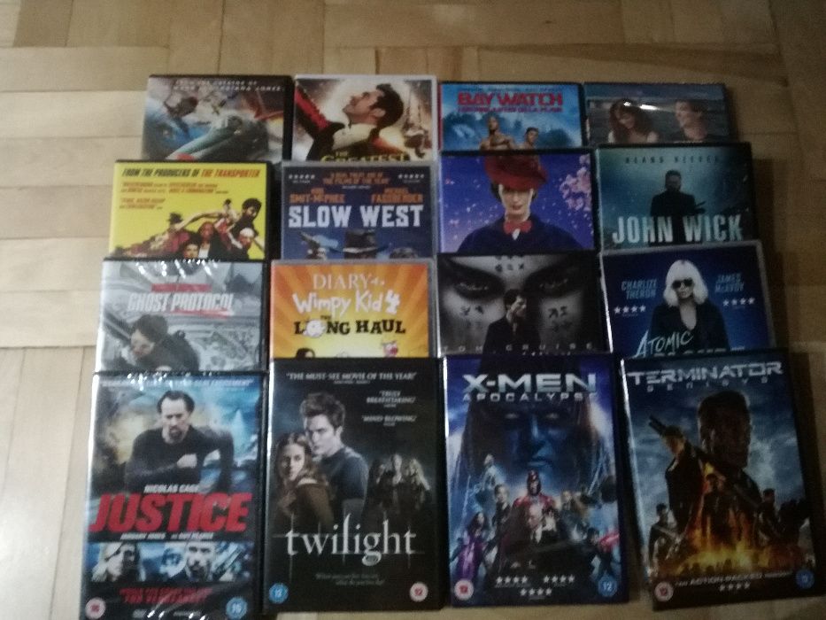 16 nowych filmów na DVD po angielsku