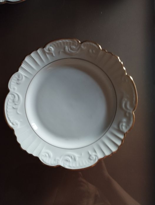 3 Pratos de serviço Vista Alegre(1947 a 1968)